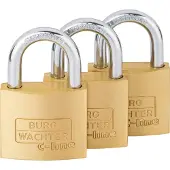 Burg wachter 29941 Hangslot 40.00 mm Gelijksluitend Messing Sleutelslot