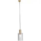 QAZQA Smart hanglamp messing met smoke glas incl. Wifi A60 - Vidra