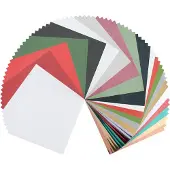 Florence Vaessen Creative Cardstock - Kerst Kleuren - 30,5 x 30,5 cm - 75 vellen - Textuur - 200 en 216 g
