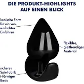 EIS Conische anaalplug, verschillende maten