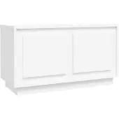 vidaXL Tv-meubel 80x35x45 cm bewerkt hout wit