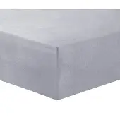 Vision Home Vision - Hoeslaken - FLANEL - Zacht en warm - Grijs - 180 x 200cm met ruime hoek van 30cm - Geschikt voor boxspring matras - 100% katoen Flanel - Oekotex gecertificeerd