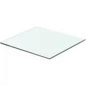 vidaXL Wandschap transparant 40x30 cm glas