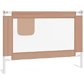vidaXL Peuterbedhekje - 90 x 25 cm, taupe