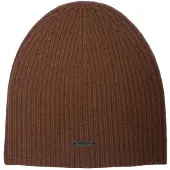 Stone Valley Gebreide Beanie zonder Omslagrand in Bruin