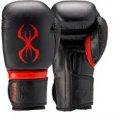 Sting Bokshandschoen ARMAPRO | zwart/rood | klittenband