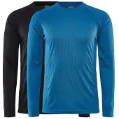 Craft Ondershirt Men Core 2-Pack Baselayer Tops Black Whale-XS