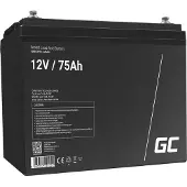 Green Cell 12V 75Ah VRLA AGM accu met B4 Terminal
