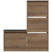 CALICOSY Schoenenkast 4 deuren l105 cm dude