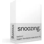 Snoozing badstof waterdicht PU topper hoeslaken