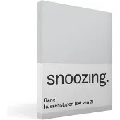 Snoozing flanel kussenslopen (set van 2)