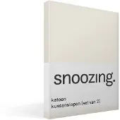 Snoozing katoen kussenslopen (set van 2)