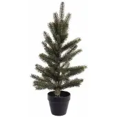 Everlands Kerst kunstboom groen in pot 60 cm - Kunstkerstboom