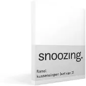 Snoozing flanel kussenslopen (set van 2)