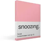 Snoozing flanel kussenslopen (set van 2)
