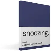 Snoozing flanel kussenslopen (set van 2)