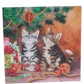 Crystal Art Crystal Card Kit  Magic of Christmas (18x18cm/partial)