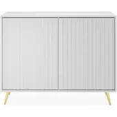 Selsey Dressoir Giulia 2 deur | Design spaanplaat wit 104x78x38 cm dressoirs | NADUVI