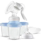 Philips AVENT - Manuele Borstkolf met Bewaarpotjes - SCF430/13