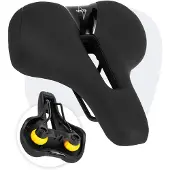 Voltano Fietszadel Elegance - Zwart - Unisex - Breed - Gel Zadel