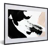 PosterMonkey Fotolijst incl. Poster - Verf - Design - Abstract - 60x40 cm - Posterlijst