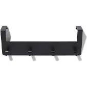 HEMA Deurhaak 32cm rvs zwart (zwart)