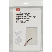 HEMA Vacuümzakken Large 105x65 - 2 Stuks (transparant)