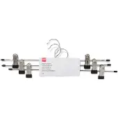 HEMA Broekhangers metaal - 3 stuks (zwart)