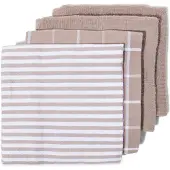 HEMA Thee- En Keukendoeken Bruin - 4 Stuks (naturel)