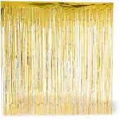 HEMA Glittergordijn 200x200 Goud (goud)