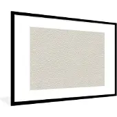 PosterMonkey Fotolijst incl. Poster - Leer - Structuur - Dierenhuid - 90x60 cm - Posterlijst