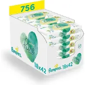 Pampers Aqua Harmonie Coco Babydoekjes - 18x42= 756 Billendoekjes