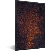 PosterMonkey Fotolijst incl. Poster - Zwart - Roest - Metaal - 20x30 cm - Posterlijst