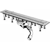 Viega Advantix Vario renovatie douchegoot 30-120 cm.traploos inkortbaar