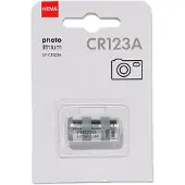 HEMA CR123A photo lithium batterij