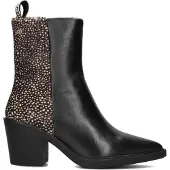 Maruti Gisele Leather Enkellaarzen | Maat 39 Dames Zwart