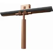 Guido Gusto Douchewisser inclusief ophangsysteem 25cm copper