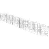 vidaXL Gabion mand 300x30x50 cm gegalvaniseerd staal