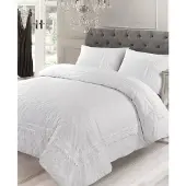 Papillon dekbedovertrek Parma - wit - katoen percale - 140x220 + 2st. 60x70 cm