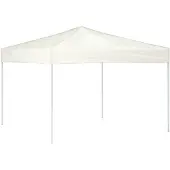 vidaXL - Partytent - inklapbaar - 3x3 - m - crèmekleurig