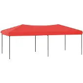 vidaXL Partytent inklapbaar 3x6 m rood