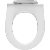 Pressalit Projecta solid pro polygiene closetzitting softclose zonder deksel wit 1003011-DG4925