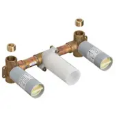 Hansgrohe Axor Massaud basisgarnituur voor 3-gats wandkraan