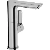 Hansa wastafelmengkraan LIGNA 5535, uitloop 116 mm, aansluiting DN15, chroom, 1 stuk.