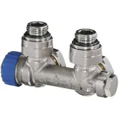 Heimeier Multilux 1-pijp onderblok 1/2 inch haaks z/thermostaatknop
