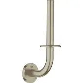GROHE Essentials Closetrolhouder reserve Nickel Geborsteld