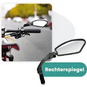 Voltano Fietsspiegel Rechts - Extra Stevig - Wegklapbaar