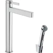 Hansgrohe finoris eengreeps wastafelmengkraan 260 met bidethanddouche en doucheslang 160 cm, chroom