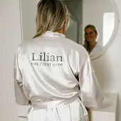 Yoursurprise Kimono met naam - Wit