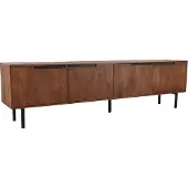 Label51 Tv-meubel rio 220x40x60 cm espresso mangohout
